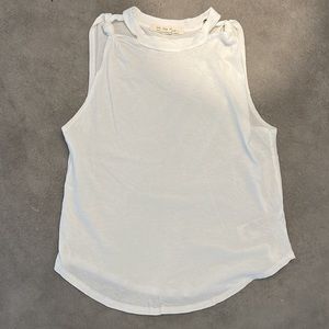 FREE PEOPLE THE TWIST TANK SOLID WHITE SIZE SMALL PRISTINE CONDITION